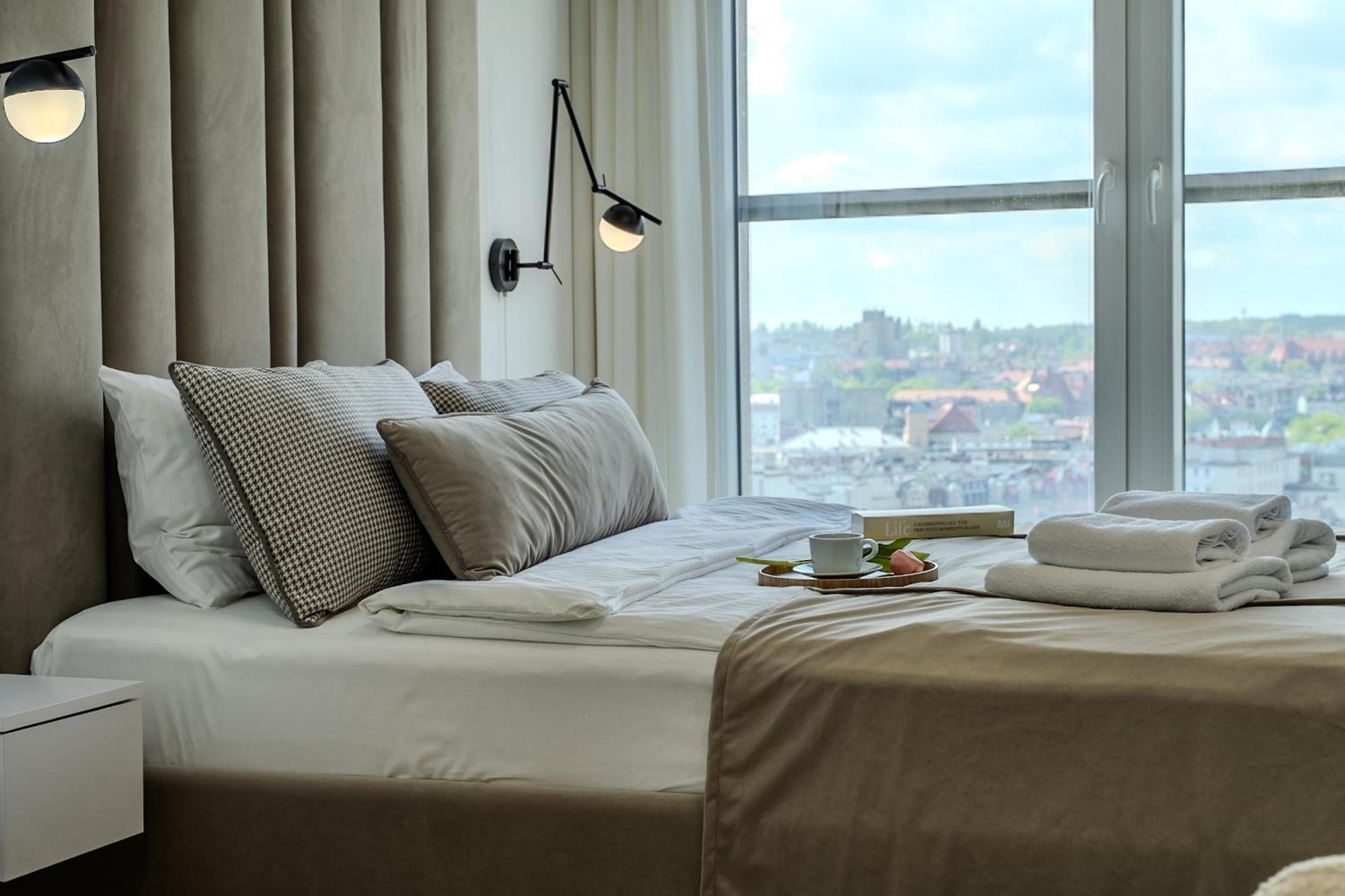 Urban Apartments Luxury Skyline Sokolska Towers 30A, 2 Free Garages, Gym & Sauna, Self Check-In Katowice Eksteriør bilde
