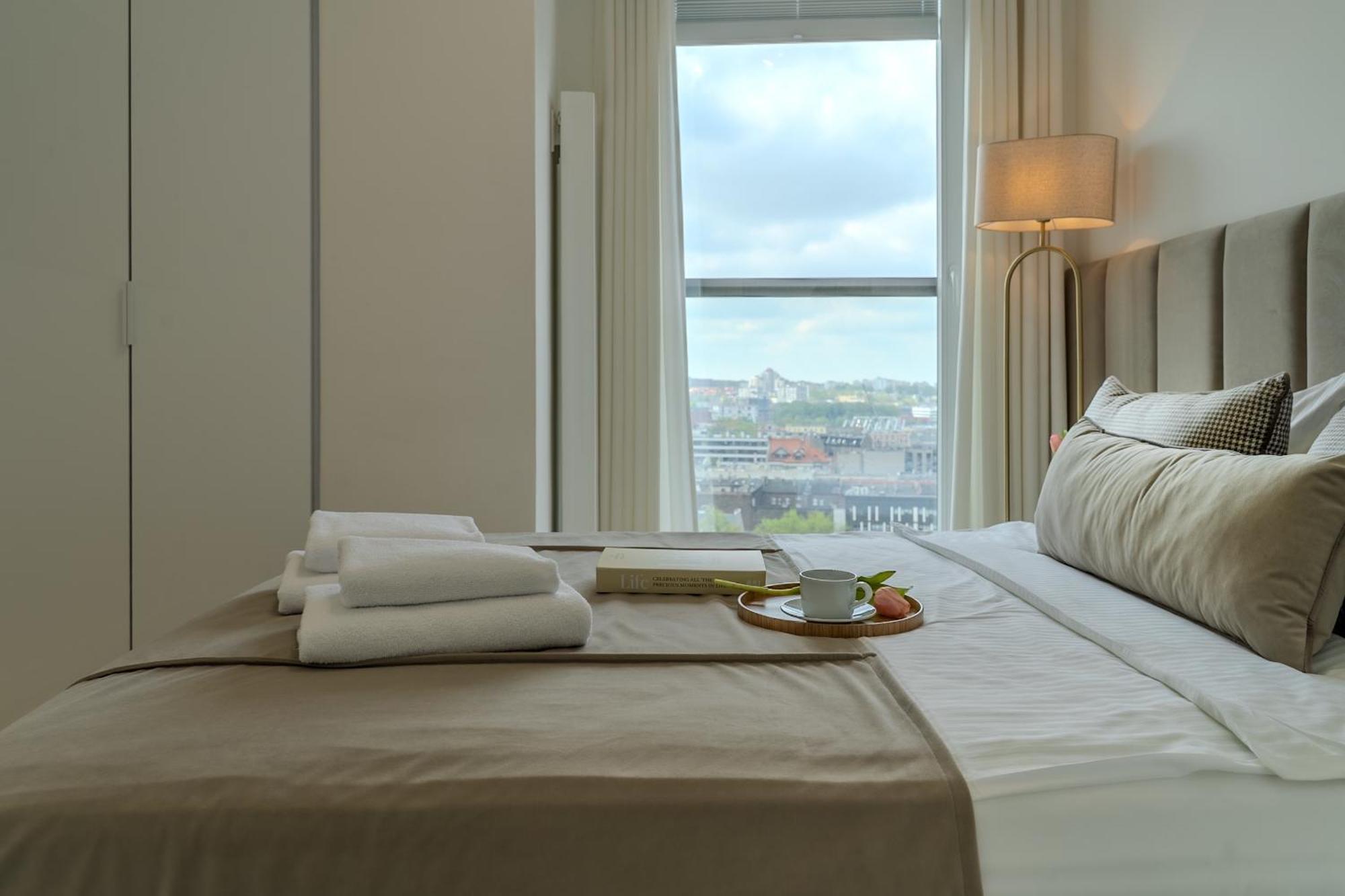 Urban Apartments Luxury Skyline Sokolska Towers 30A, 2 Free Garages, Gym & Sauna, Self Check-In Katowice Eksteriør bilde